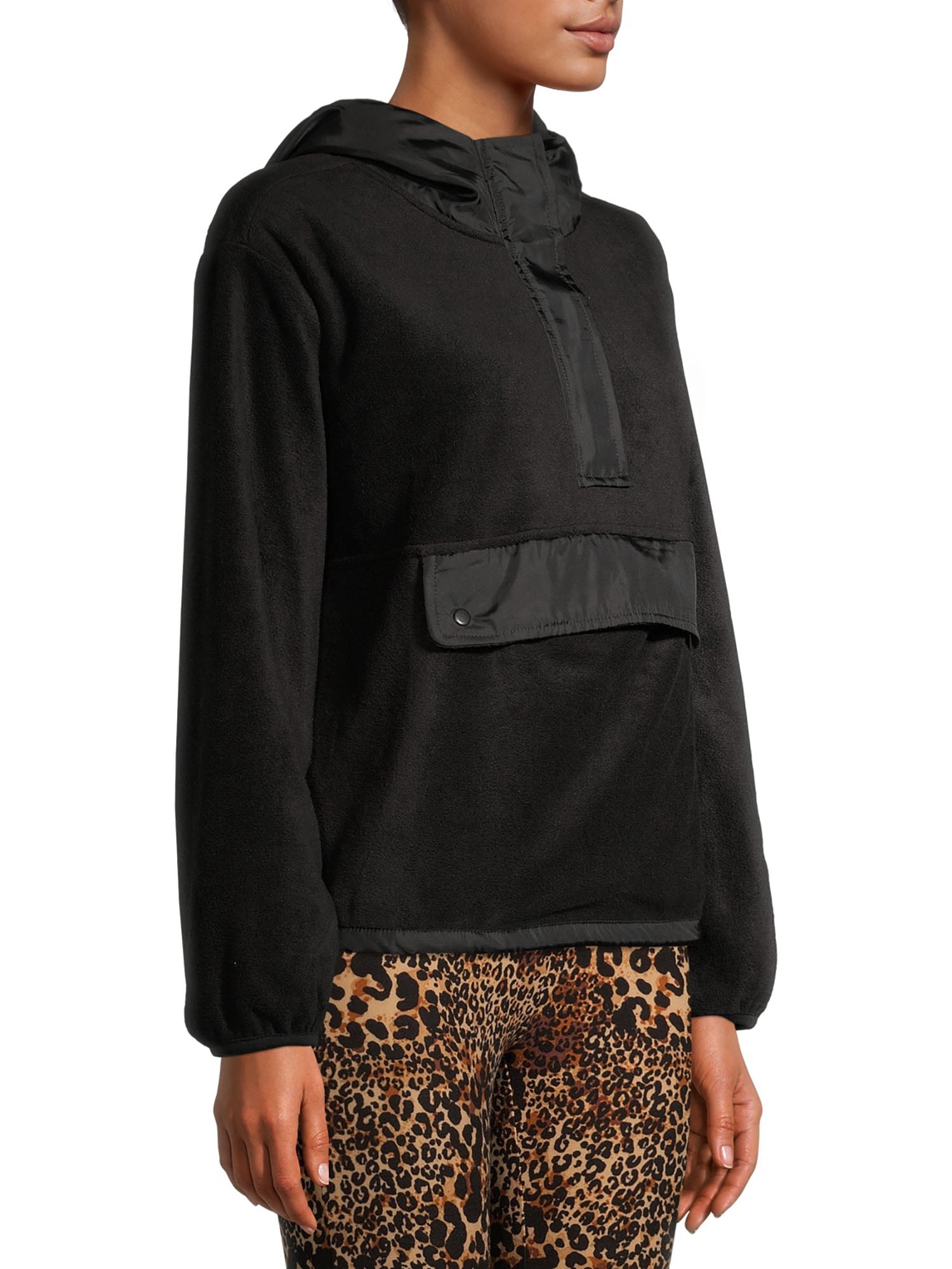 No Boundaries Juniors Polar Fleece Hoodie with Pocket