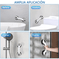 thumbnail image 5 of Manija Agarradera De Succión Anticaída Apoyo Seguridad 2pzs Malubero, Blanco/Negro, 5 of 5