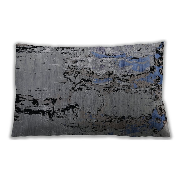 Ahgly Company Indoor Rectangular Mid-Century Modern Lumbar Throw Pillow, 13 inch by 19 inch