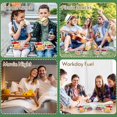 thumbnail image 2 of 3 Pack Stainless Steel Snack Containers with Lids,4 Compartments Stainless Steel Lunch Box,Reusable, 2 of 7