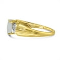 thumbnail image 5 of 14k Yellow Gold Oval Opal And Diamond Ring, 5 of 7