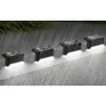 thumbnail image 3 of 4 Pack Solar LED Step Lights Waterproof for Outdoor Stairs, Fence, Yard, Railing, Dusk to Dawn Sensor, 3 of 3