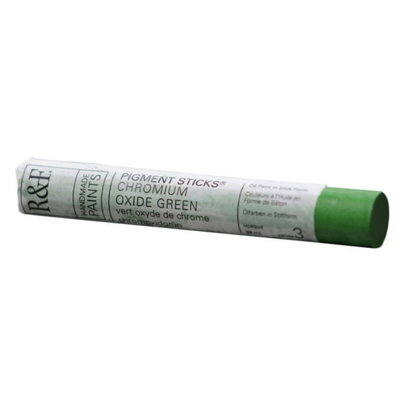 R&F Handmade Paints Pigment Stick, 38ml, Chrome Oxide