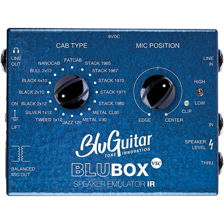 BluGuitar Impulse Response Speaker Emulator Pedal (Best Guitar Speaker Emulator)
