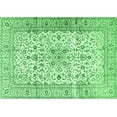 thumbnail image 1 of Ahgly Company Indoor Rectangle Persian Emerald Green Traditional Area Rugs, 6' x 9', 1 of 4