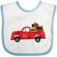 thumbnail image 3 of Inktastic Christmas Red Vintage Truck with Presents Boys or Girls Baby Bib, 3 of 4
