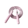 thumbnail image 1 of Corde à Sauter en PVC Portable de Remplacement Couleur Unie Numérique Intérieur Extérieur Bouton de Contrôle Ergonomique Cordes à Sauter Réglables Rose, 1 of 9