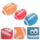 thumbnail image 2 of BRIGHTFUFU 3 uds juguetes para perros chirriantes de látex juguetes de pelota de Rugby chirriantes juguete interactivo para perro mascota, 2 of 7