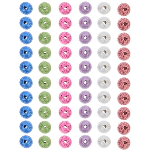 FRCOLOR  60 Pcs Hanging Craft Bead DIY Making Accessory Crafts Colorful