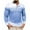 Light Blue, variant on Xzbqbs Mens Henley Shirts Gradient Fashion Long Sleeve Classic Fit Shirts Casual Button Up Lightweight Vintage Golf Shirts for Men