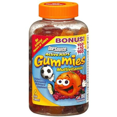 Onesource: Active Kids Gummies Bonus! Multivitamins, 160 ct