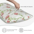 thumbnail image 4 of Disketp Roses Flowers Pillowcase, Queen Size Pillow Cases for Bedroom,Office,Sofa, Pillow Cover with Envelope Closure - 20x36in, 4 of 7