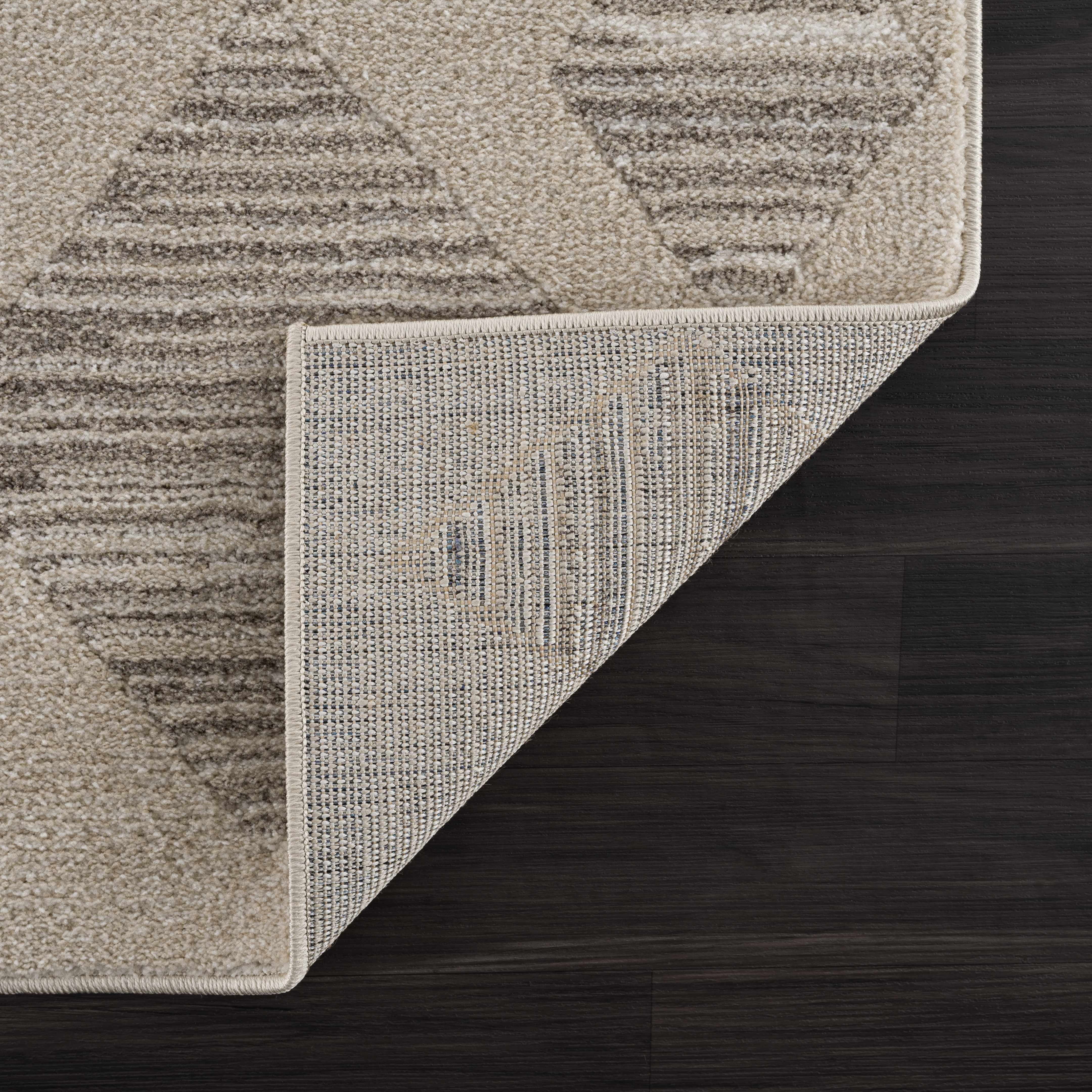 Hauteloom Casablanca Collection Living Room Bedroom Runner Rug - Cozy Moroccan Farmhouse Carpet - Brown, Beige - 2'7" x 7'3"