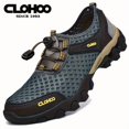 thumbnail image 4 of PLERISE Men’s Breathable Mesh Hiking Sneakers, Lightweight Sport Shoes with Thick Rubber Sole, Durable Traction, Comfortable Fit for Outdoor, Casual, Spring, Summer, Fall, 4 of 9