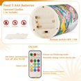 thumbnail image 5 of Yayeee Flameless Candles with Remote Flickering Battery Operated Multi Color Changing, Green Mountains, 5 of 7