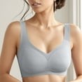 thumbnail image 2 of Sngxgn Women's Full Figure Beauty Back Smoothing Bra(Grey,XXXXL), 2 of 6