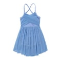 thumbnail image 4 of vastwit Kids Girls Sparkly Sleeveless Ballet Dance Dress Lyrical Ballerina Leotard Irregular Skirt Overlay Light Blue 10, 4 of 7