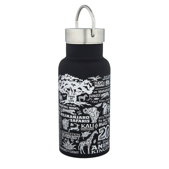 Disney Parks Animal Kingdom 20th Anniversary Stainless Steel Bottle New