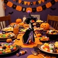 thumbnail image 4 of 7 Inch Halloween Goose Outfits Desk Outfit Mini Porch Goose Outfit for Desktop Goose Figurine Holiday Desk Goose Clothes Pointed Hat and Cape Set Witch (No Goose), 4 of 9