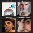 thumbnail image 3 of Paquete de 3 bolas de masetero de silicona para masticar músculos faciales, mandíbula y cuello, bolas de ejercicio para músculos_ kaili Sencillez, 3 of 4