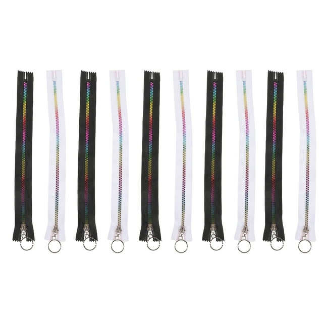 10pcs Garment Zipper Bag Zipper Material Clothes Zipper Supply Sewing Zipper Replacement