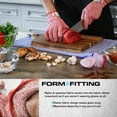thumbnail image 5 of CHOK Ultra Durable Series Cut Resistant Gloves - Cutting Gloves for Chefs  BBQ and Cooking - Level 5 Protection; Food Grade Safe Cut Proof Gloves - Grey  Medium Size [2-Pack], 5 of 5