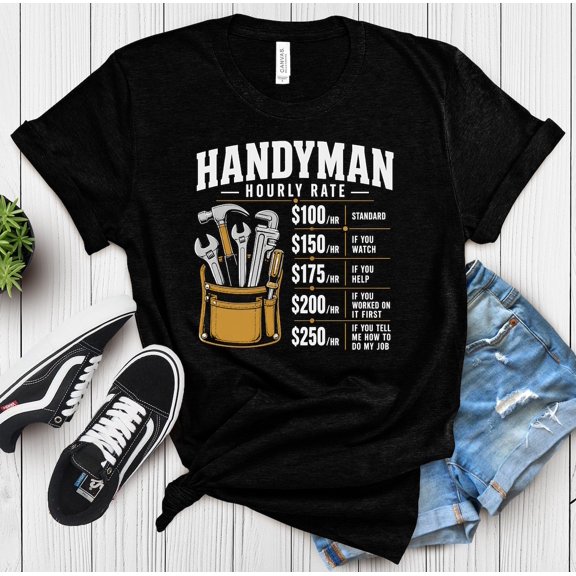 Carpenter Mechanic Dad Graphic T-Shirt Size S-5XL
