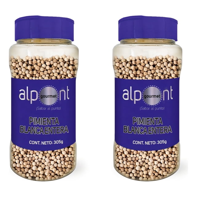 Alpont Pimienta Blanca Entera 305 Gramos 2 Piezas