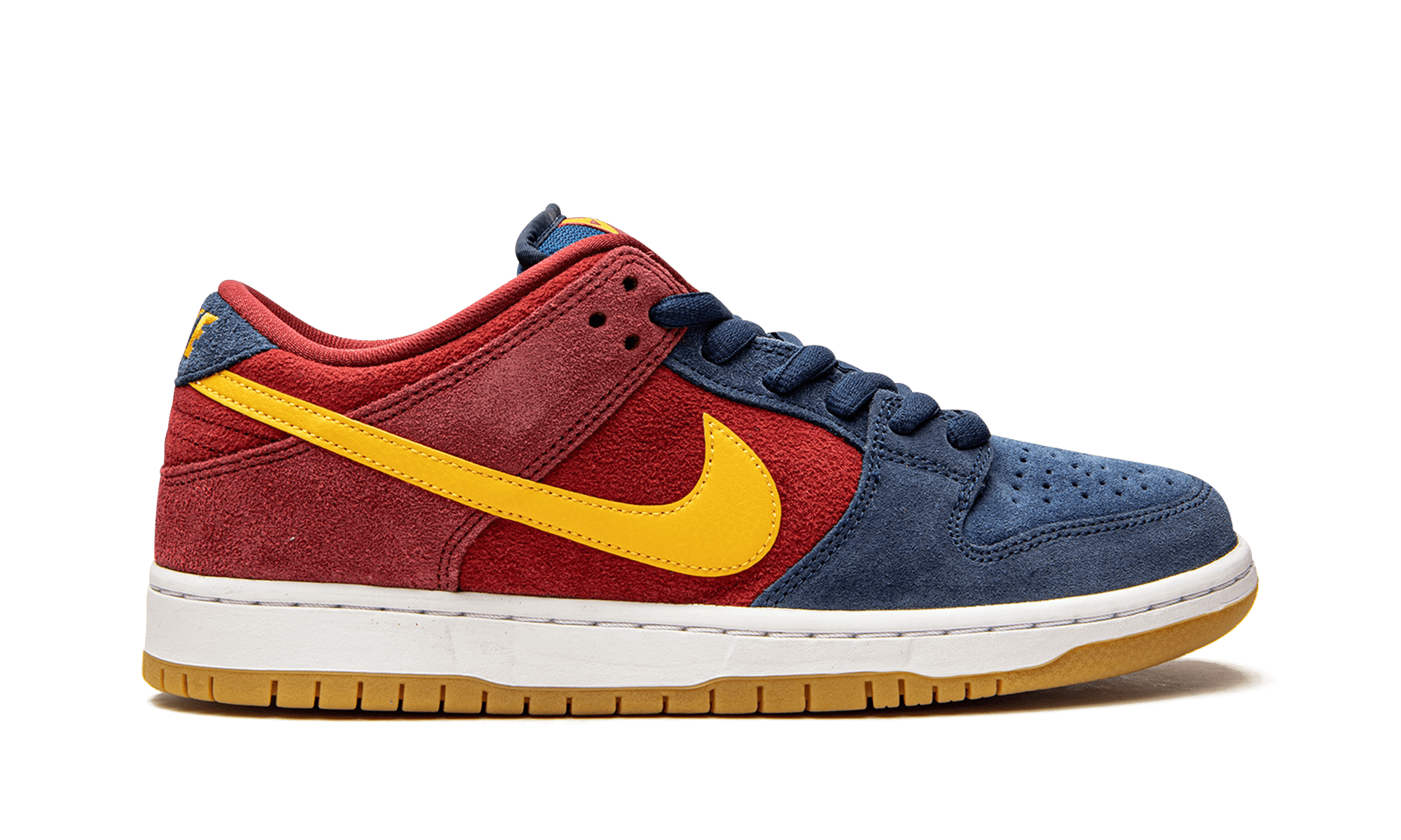 NIKE MENS SB Dunk Low "Barcelona" DJ0606 400 from Stadium Goods