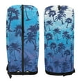 thumbnail image 2 of Yuyamidu Coconut Tree Golf Bag Hood Cover Waterproof Rain and Dust Covers with Zipper Easy Access and Storage Golf Bag Top Cover, Blue, 2 of 8