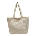 thumbnail image 2 of Bolso de Mano Hinchado Fernando Beige para Trabajo Invierno Viajes Regalo Día de San Valentín, 2 of 7