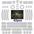 thumbnail image 1 of Kit de 42 pegatinas reflectantes, pegatinas reflectantes para bicicleta, 1 of 5
