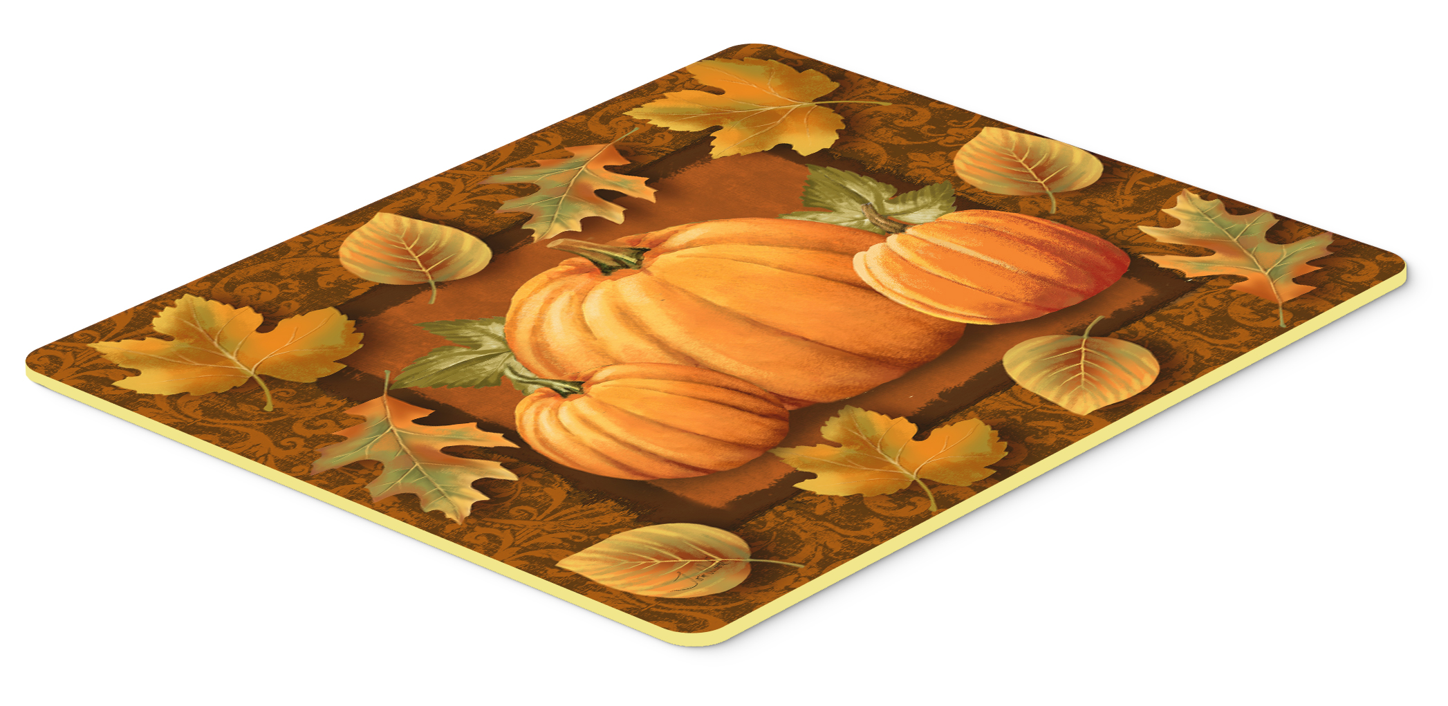 Pumpkins and Fall Leaves Kitchen or Bath Mat 24x36 PTW2009JCMT