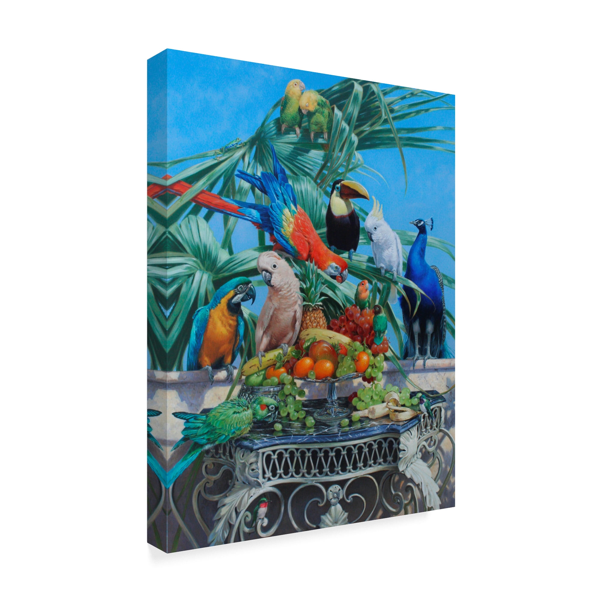 Trademark Fine Art 'Who Let The Birds Out' Canvas Art by Michael Jackson