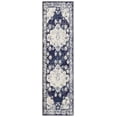thumbnail image 3 of SAFAVIEH Monaco Toria Traditional Runner Rug, Ivory/Navy, 2'2" X 8' - Traditional Design, Ivory & Navy, Ideal for Living Room, Bedroom, Dining Space, Entryway, Hallway, Kitchen, 3 of 10