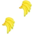 thumbnail image 2 of AMERTEER 6 pcs  Banana Model Decor Simulation Banana Model Household Fruit Adornment, 2 of 6