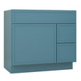 thumbnail image 6 of Vanity Art 36" W Birch Plywood Freestanding Single Base 2 Drawers Storage Cabinet with Soft Close Door, 6 of 9