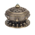 thumbnail image 2 of Soporte de Quemador de Incienso, Sándalo de Quemador de Incienso fácil de Limpiar la Aleación de Bronce Nepal Decoración de la Mesa para la Sala de Té, 2 of 7