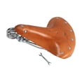 thumbnail image 1 of yingyy Coussin de Siège de Bicyclette Grand Robuste Conçu avec 3 Ressorts pour un Soulagement Optimal de la Pression Selle de Vélo Rétro Point de Conduite Brun Clair 11.42x8.46x0.47 Pouces, 1 of 6