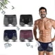 thumbnail image 1 of 4pcs Mens Bamboo Boxer Briefs, Boxhero Bamboo Boxers Shorts Men-For All-Day Comfort,Bamboo Underwear Men, Bamboo Shorts Men, 1 of 4