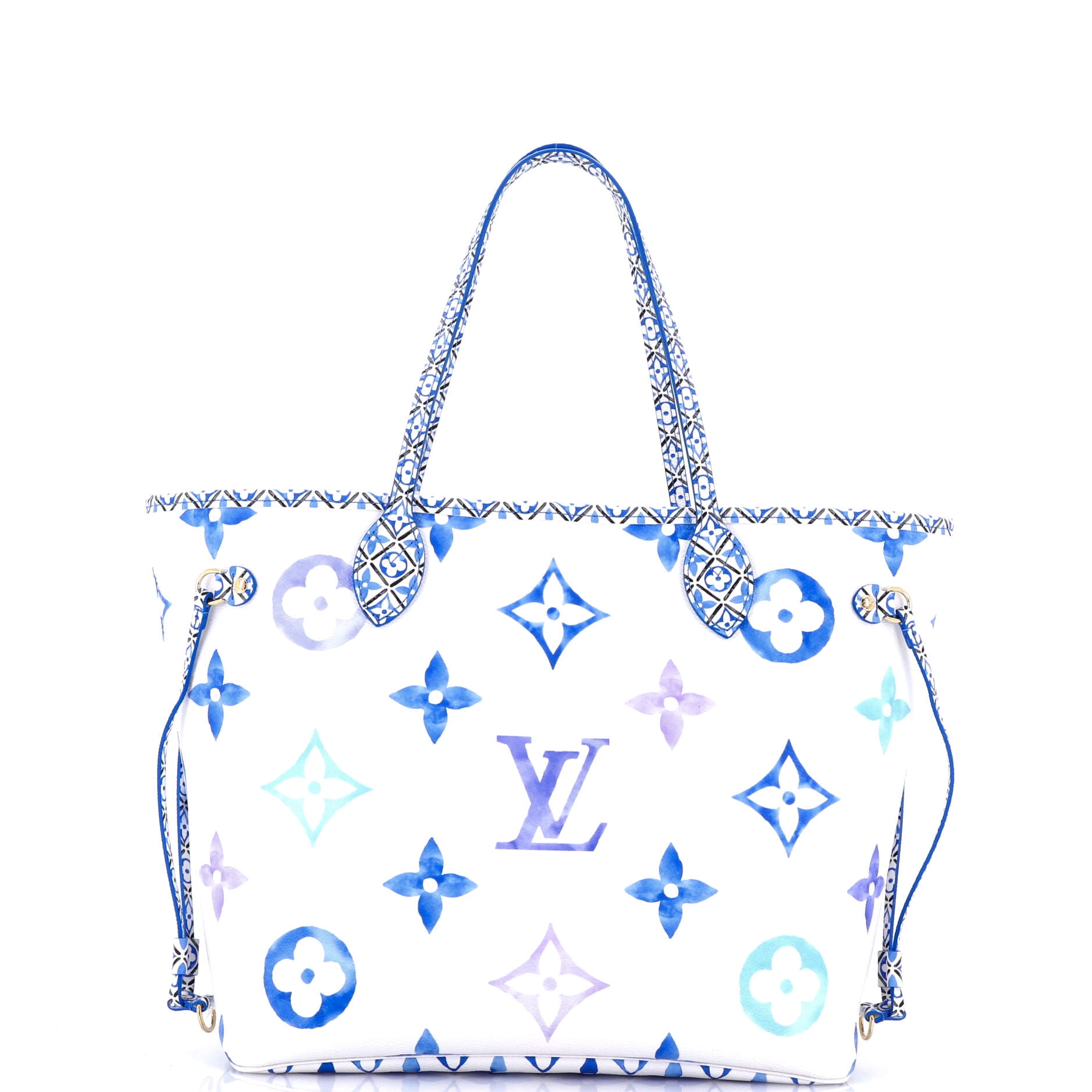 Pre-Owned Neverfull NM Tote By The Pool Monogram Watercolor Giant MM By Rebag