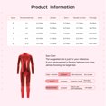 thumbnail image 7 of Sholeno Kids Boys Girls Long Sleeves Metallic Full Bodysuit Jumpsuit Unitard Ballet Gymnastics Dancewear Silver M/130, 7 of 7