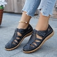 thumbnail image 4 of Taylonsss Women's Breathable Wedge Sandals with Cushioned Comfort Adjustable Strap Fashion Casual Spring Summer Beach Sandals for Daily Walking, 4 of 9