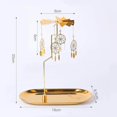 thumbnail image 1 of fastboy Gold Candle Holder Rotating Tea Light Holder Candleholder Decor D, 1 of 7