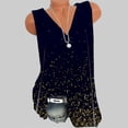 thumbnail image 2 of Blusa sin mangas con cuello en V y estampado informal para mujer a la moda, camisetas sin mangas de verano Fridja  gh6326, 2 of 4