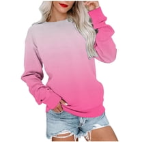 Lenago Women's Pullover Hoodie Fashion Printed T-shirt Long Sleeves Blouse Round Neck Casual Tops Sweatshirt Hoodies Fall Winter Outfits Clothes