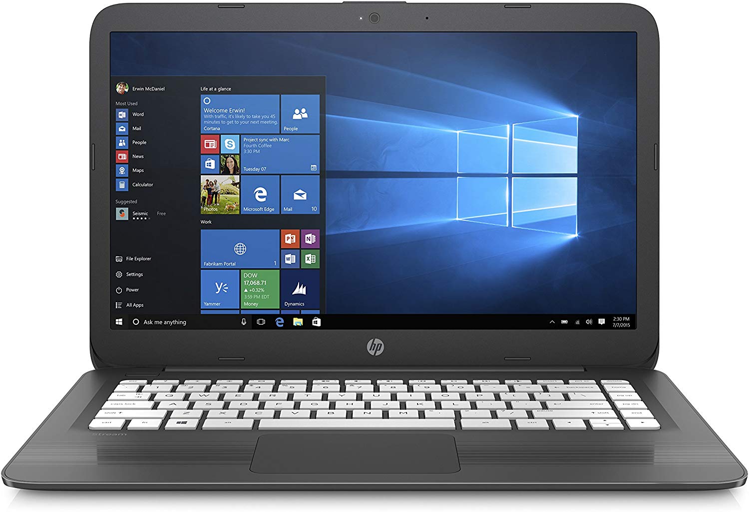 Hp Stream 14 Inch Laptop Intel Celeron N4000 Processor 4 Gb Ram 64 Gb Emmc Windows 10 S With 8436