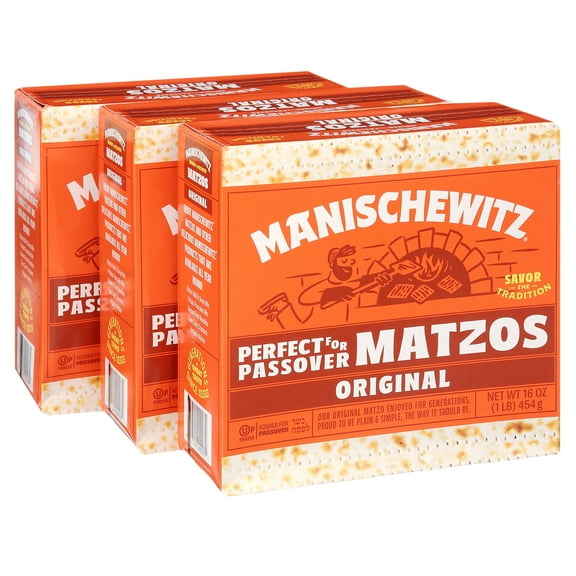 Manischewitz Kosher For Passover Matzo 3 LBS 3 Boxes