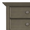 thumbnail image 3 of Amherst 24 inch Wide Solid Wood Transitional Bedside Table in Farmhouse Grey, 3 of 10