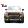 thumbnail image 3 of TAC Modular Bull Bar Fit 2019-2023 Ford Ranger Truck Pickup Fine Textured Black Compatible with LED Off-Road Lights (Predator Mesh Version) (Patent No.: US 10,315,599 B2), 3 of 7